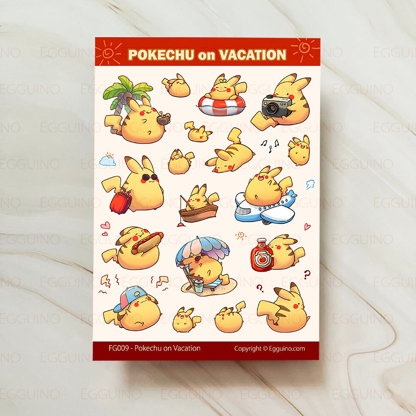 FG009 Pokechu on Vacation