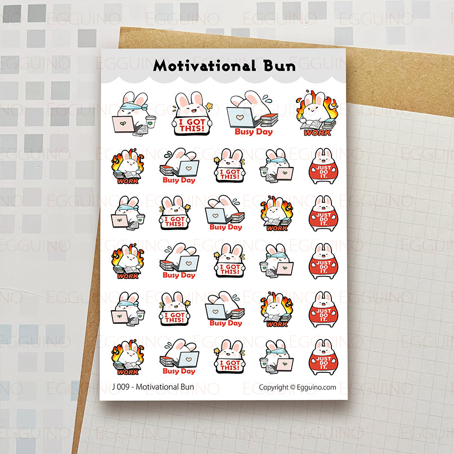 J009 Motivational Bun