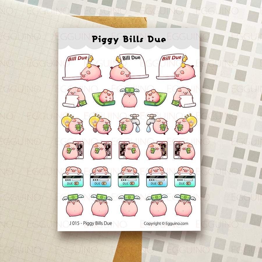 J015 Piggy Bills Due