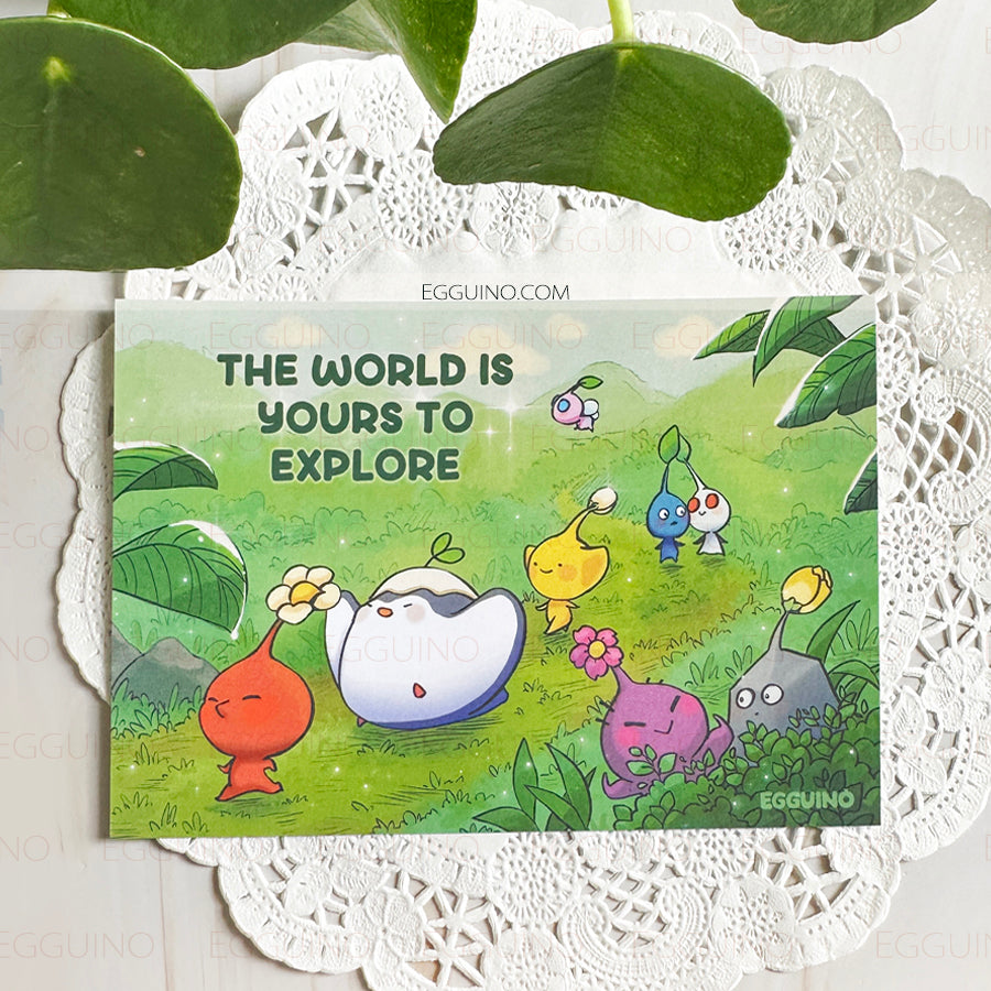 The World Is Yours To Explore - Postcard