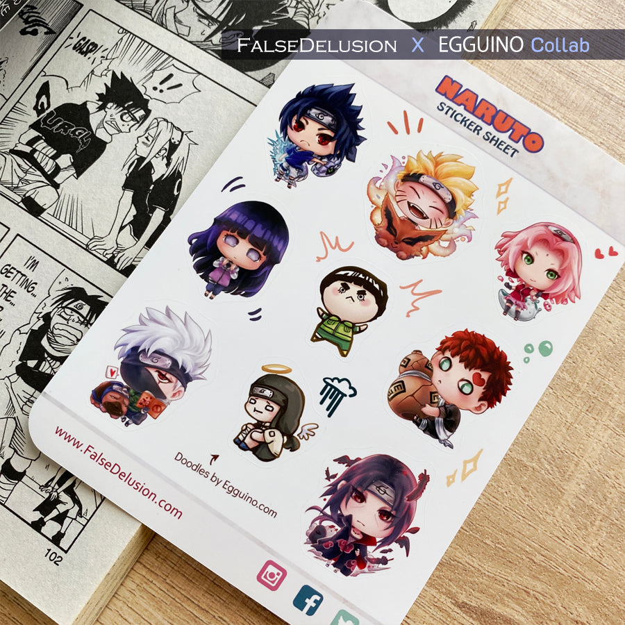 Sticker Sheet: Smol Ninjas