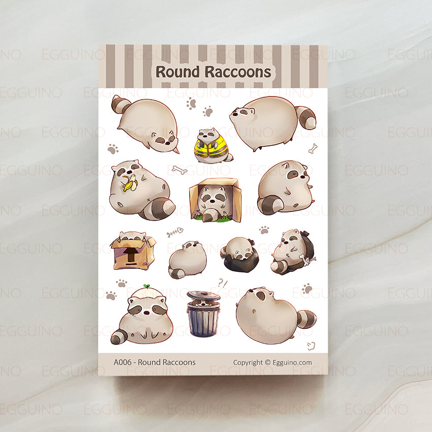 A006 Round Raccoons