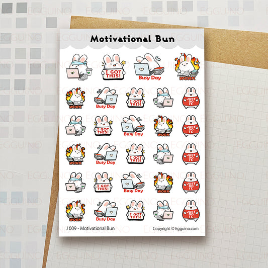 J009 Motivational Bun