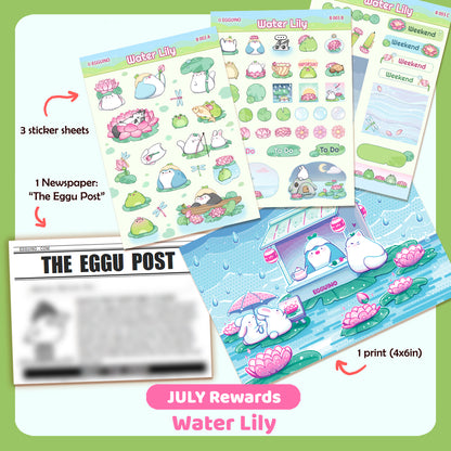 Eggu's Happy Mail Club: [Water Lily] Catch-Up