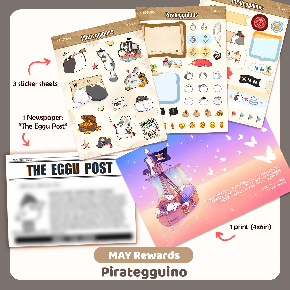 Eggu's Happy Mail Club: [Pirategguino] Catch-Up