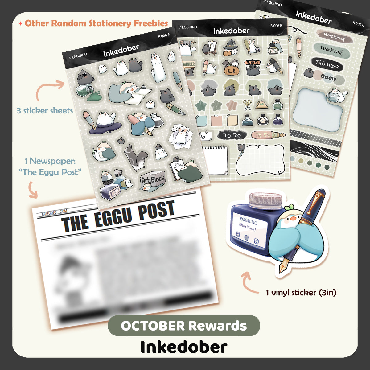 Eggu's Happy Mail Club - INKEDOBER
