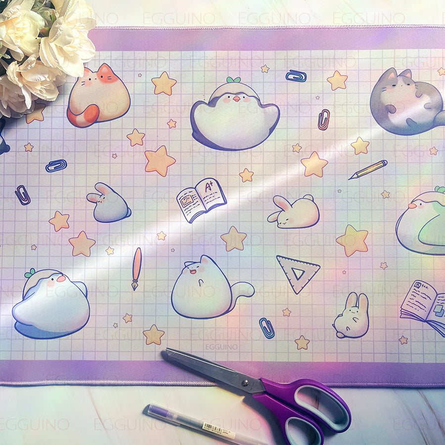 Deskmat: Purple School Time