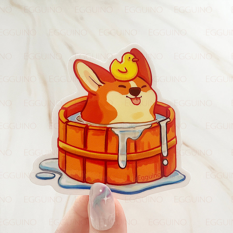 DCD 001 Corgi Bath