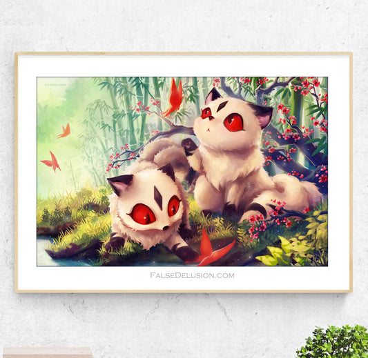 Demon fox poster