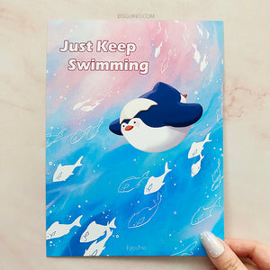 Art Print: Just Keep Swimming
