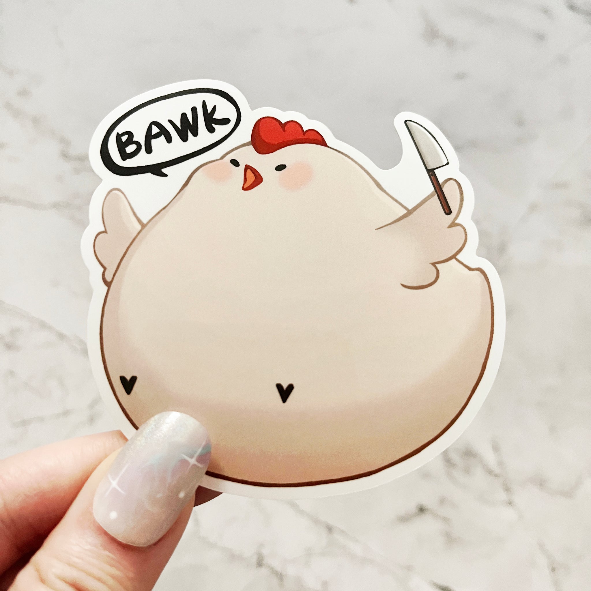 【Diecut】Chicken Bawk