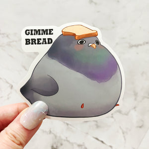 【Diecut】Pigeon Wants Bread