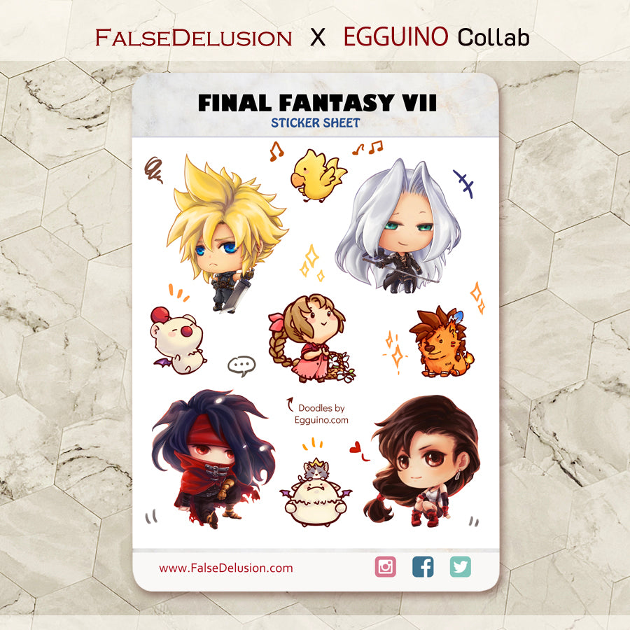 Sticker Sheet: F7