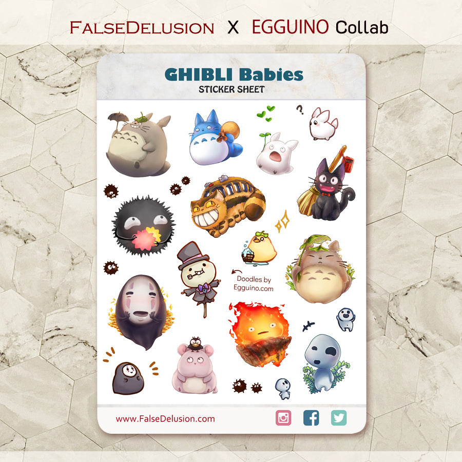 Sticker Sheet: GhiblooBoos