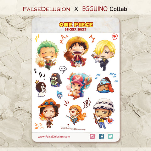 Sticker Sheet: Baby Pirates
