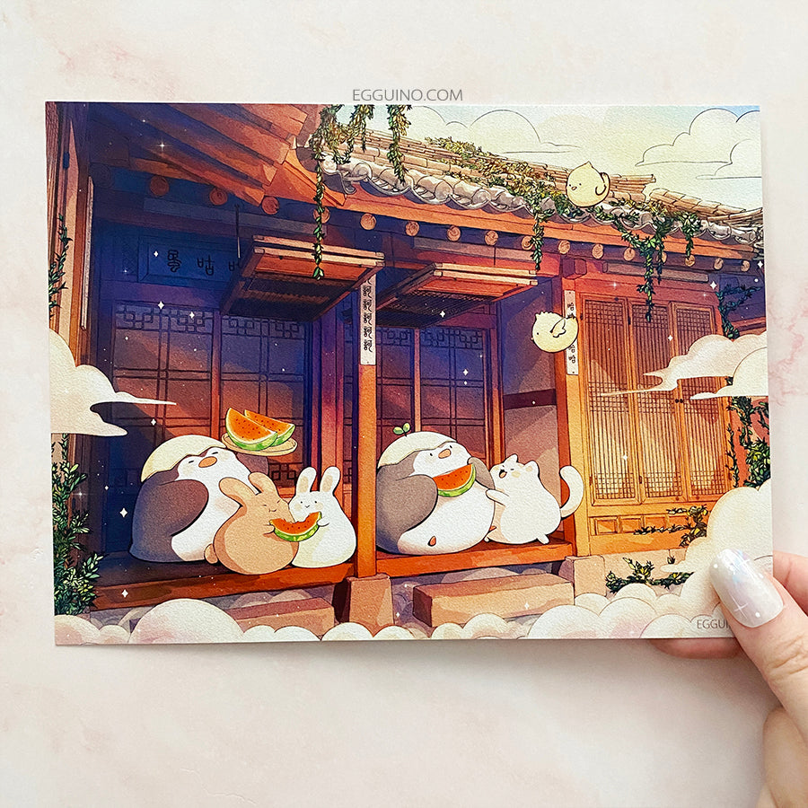 【Art Print】Watermelon Breaktime