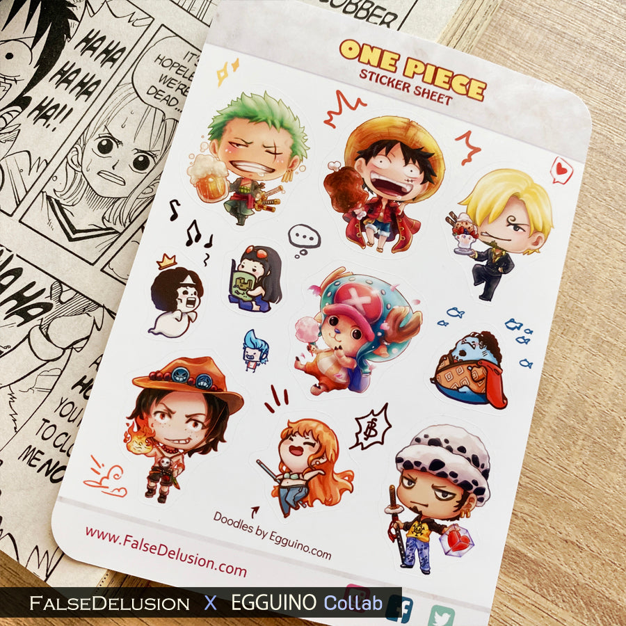 Sticker Sheet: Baby Pirates