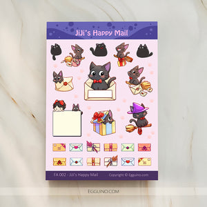 Sticker Sheet: Kitty's Happy Mail
